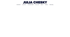 Desktop Screenshot of juliachesky.com