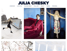 Tablet Screenshot of juliachesky.com